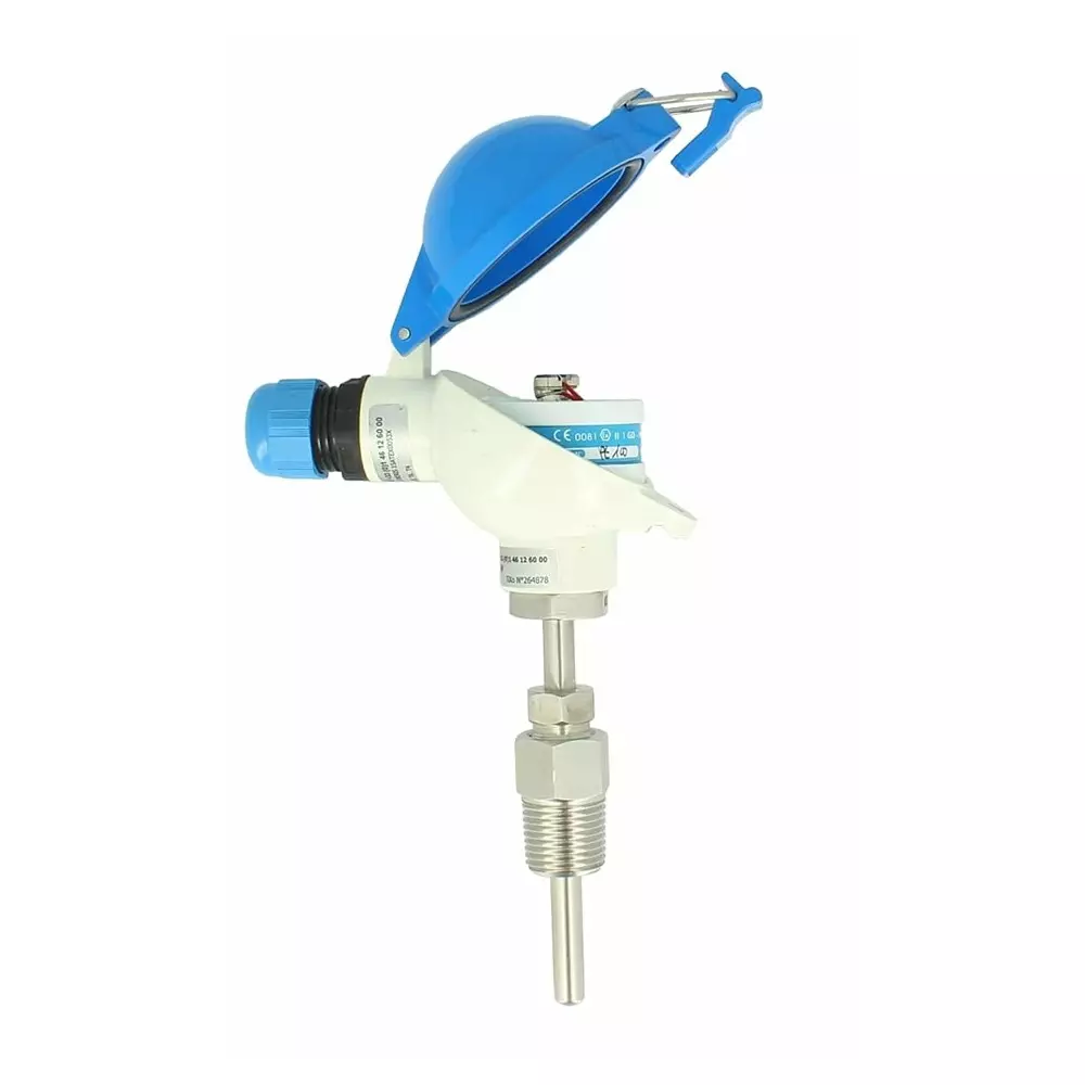 GEORGIN PT100 Temperature Probe, 6mm Dia, 250mm Long, NPT 1/2, +400°C Max ATEX Exia, S5KFNA03ABB2602500BB