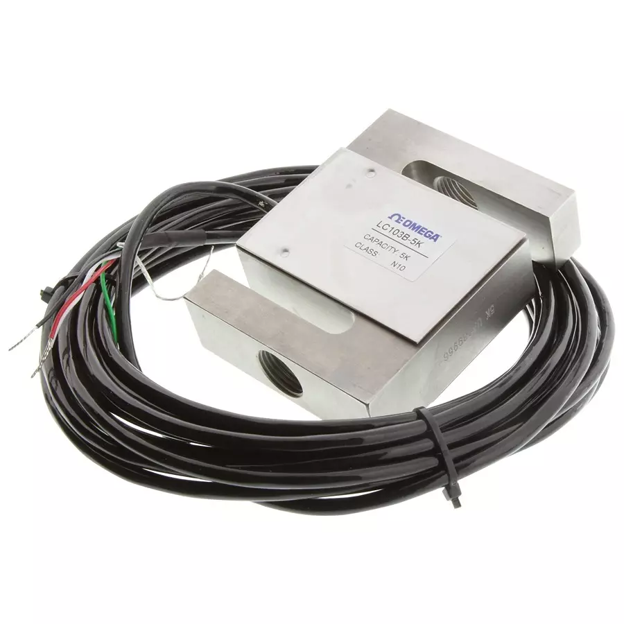 Omega Load Cell, 18Vdc, 5000Lbf, 19.69Ft/Cable, LC103B-5K