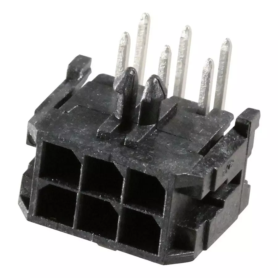 MOLEX Pin Headers HEADER, 6WAY 43045-0601
