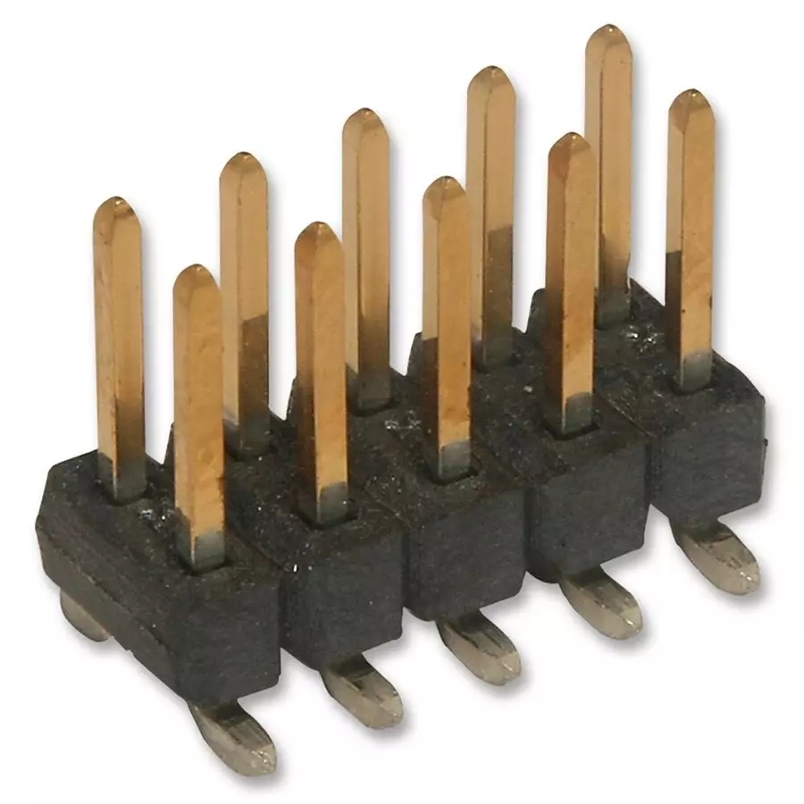 MOLEX Pin Headers CONNECTOR, HEADER, 4POS, 2ROW, 2.54MM 15-91-0040 (Pack of 5)