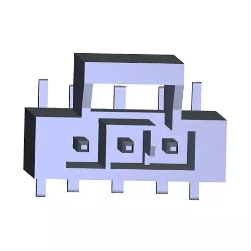 MOLEX Pin Headers NANO-FIT HDR SMT VT SGL 3CKT TIN BLK 105431-1103 (Pack of 300)