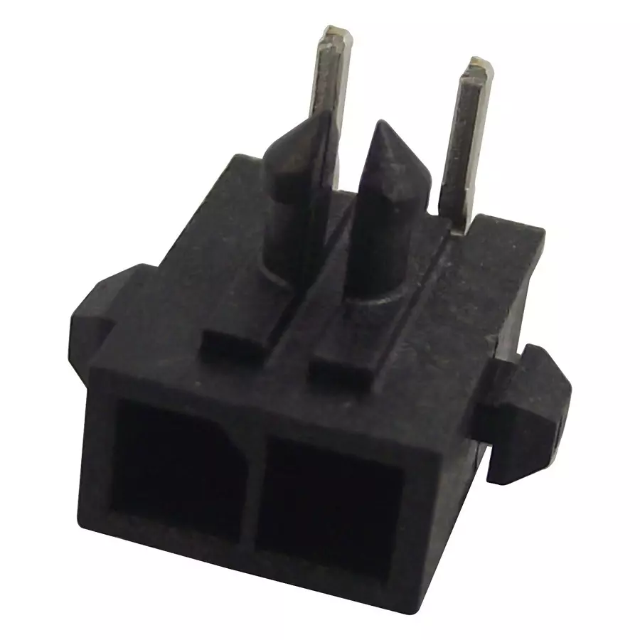 AMP - TE CONNECTIVITY HEADER, RIGHT ANGLE, SINGLE ROW, 2 WAY, 2-1445055-2