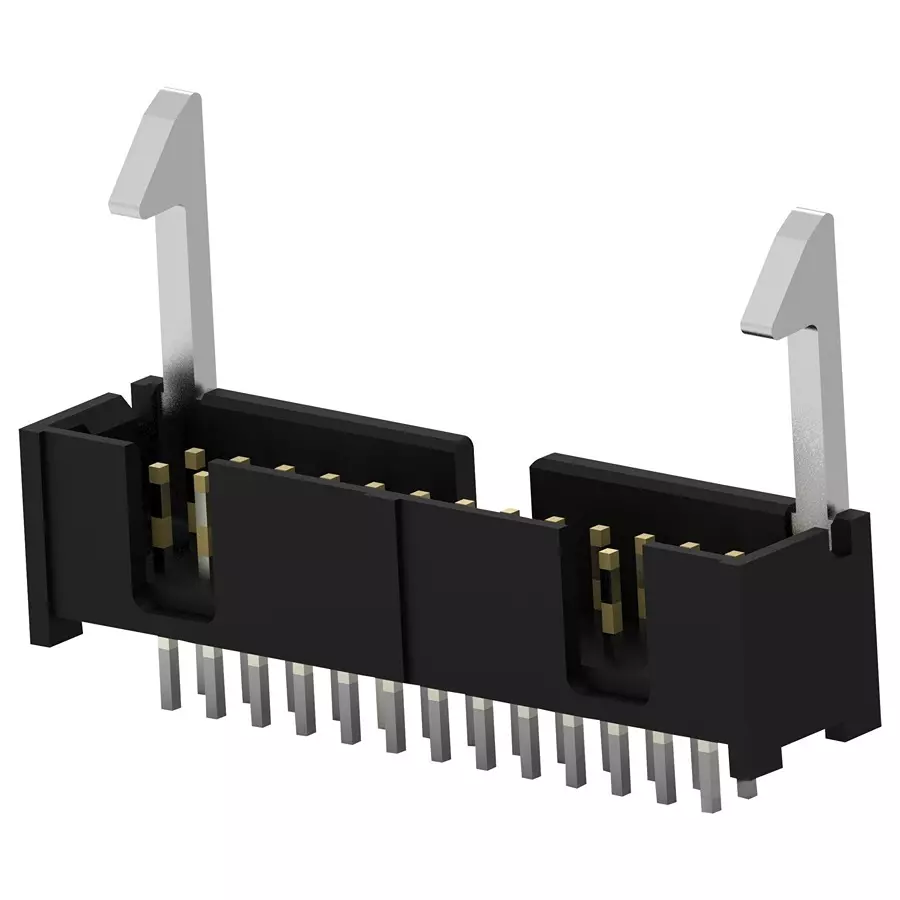 AMP - TE CONNECTIVITY WTB CONN, HEADER, 26POS, 2ROW, 2.54MM, 104128-5