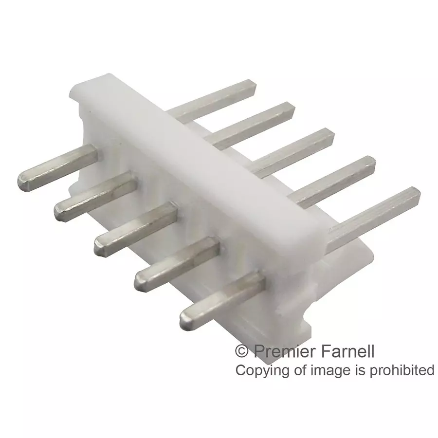 AMP - TE CONNECTIVITY CONNECTOR, HEADER, THT, 2.54MM, 5WAY, 640456-5 (Pack 10)