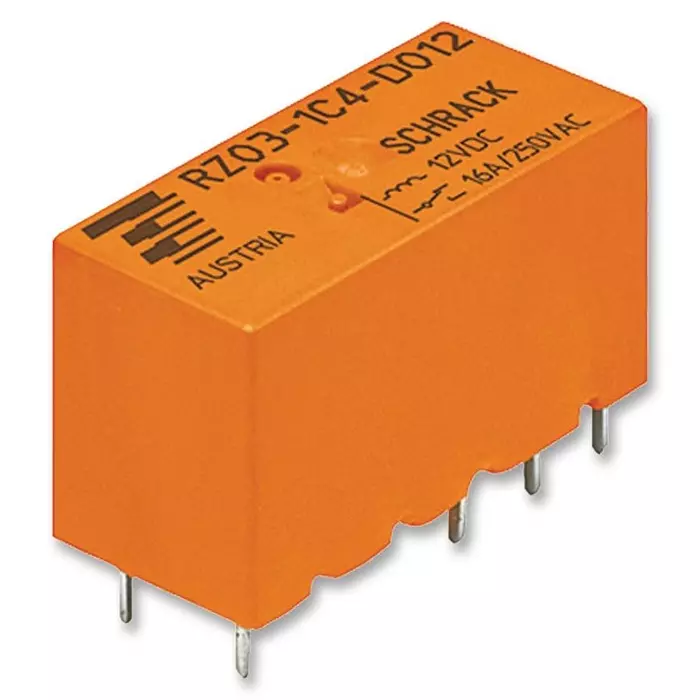 SCHRACK - TE CONNECTIVITY RELAY, SPST-NO, 250VAC, 12A, 1415899-1