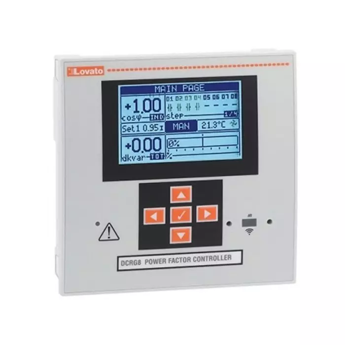 Lovato Current, Temperature, Voltage Monitoring Relay, 3, 3+N Phase, 7PST-NO, SPDT, DCRG8