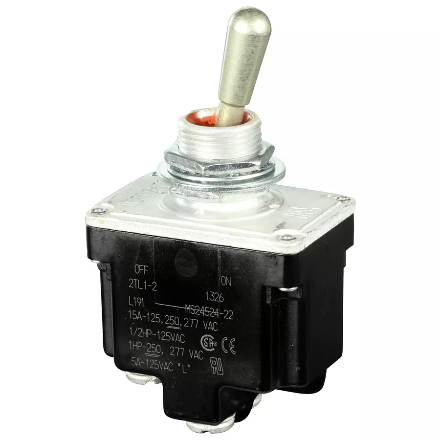 Honeywell Switch, Dpst, On-Off, 2TL1-2