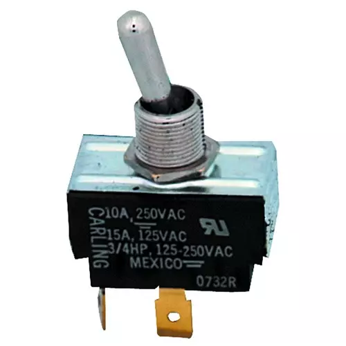 CARLING TECHNOLOGIES SWITCH, TOGGLE, SPST, 15A, 250V, 2FA53-73-TABS.