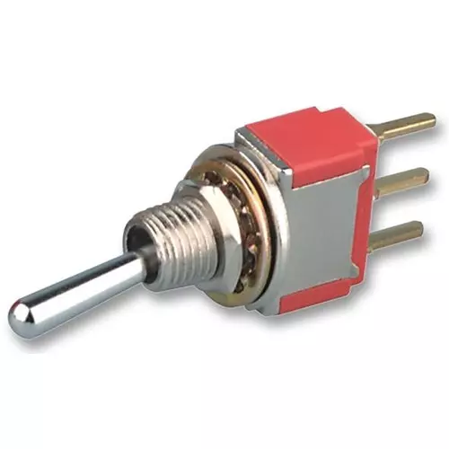 ALCOSWITCH - TE CONNECTIVITY Toggle Switch, Spdt, On-Off-On, A105SYCB04
