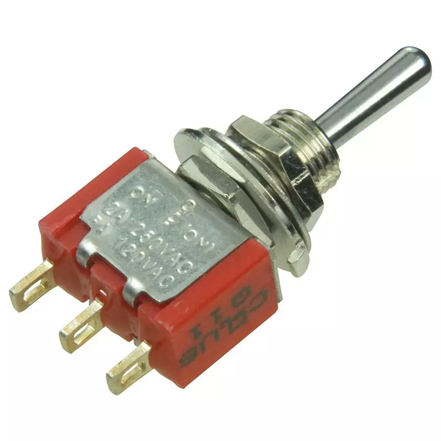 GRAYHILL SWITCH, TOGGLE, SPDT, 5A, 250V, 34ASP51B1M1QT
