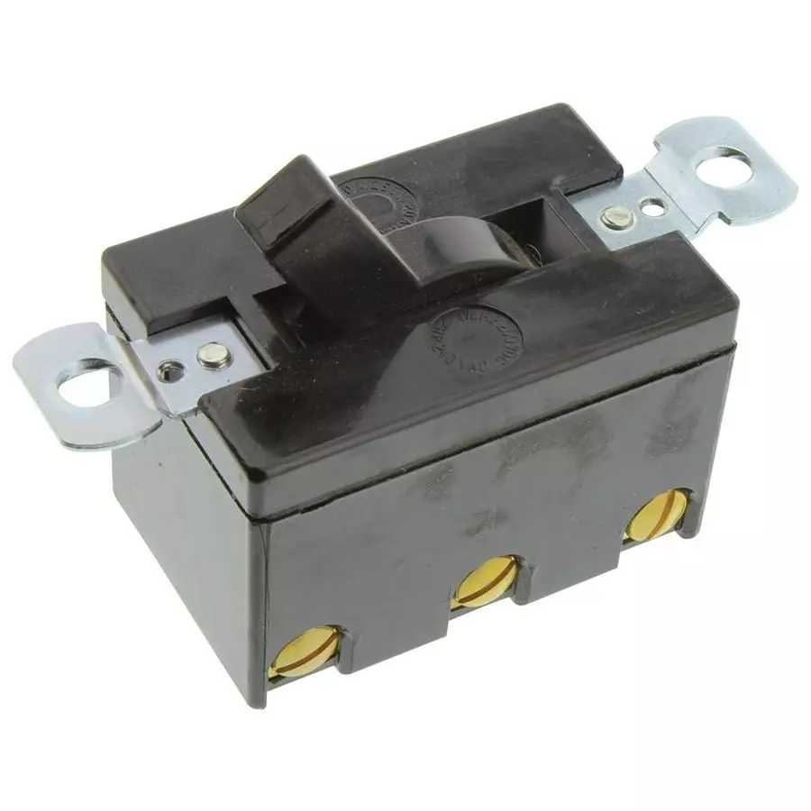 EATON TOGGLE SWITCH, DPDT, 10A, 250VAC, PANEL, 7810K2