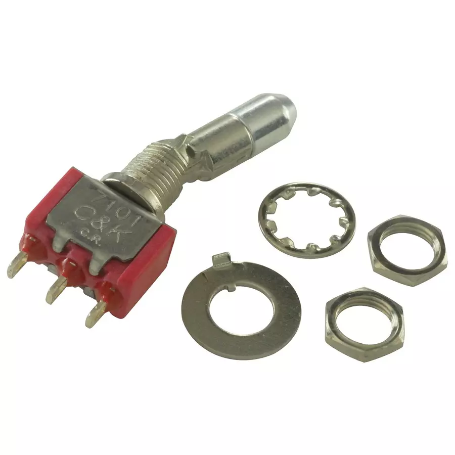 C&K COMPONENTS Switch, Spdt, 5A, 120Vac, 7101K2ZQE
