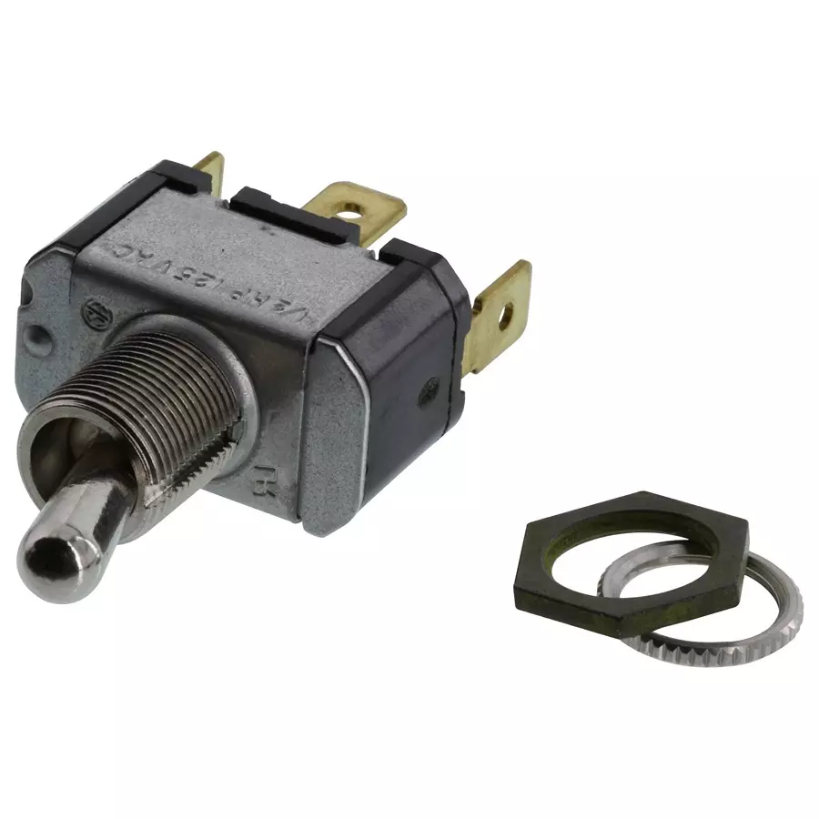 EATON CUTLER HAMMER TOGGLE SWITCH, SPDT, 15A, 125VAC, PANEL, E10T115DP