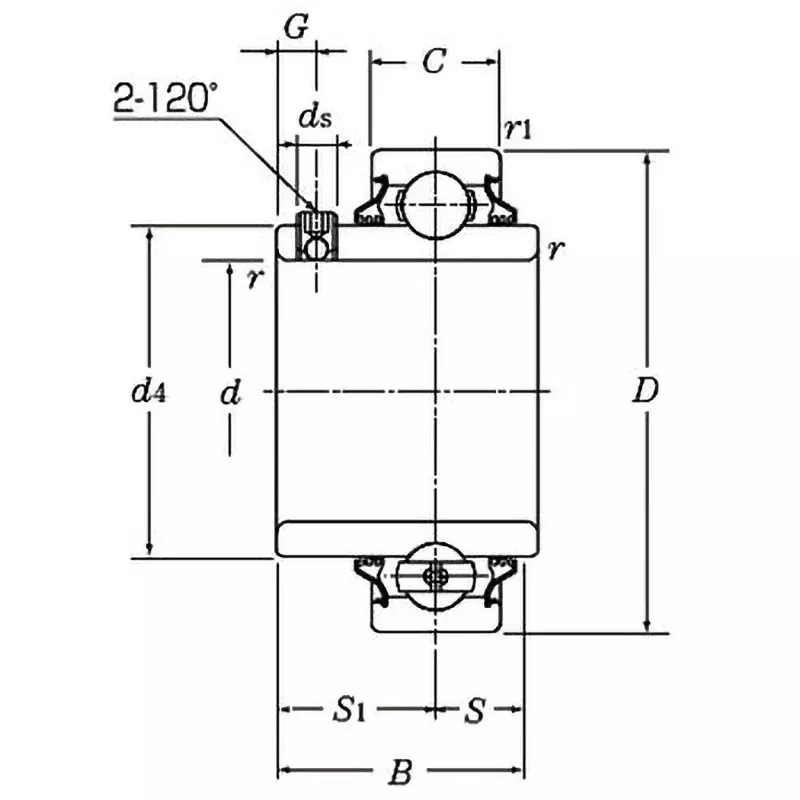 ntn-ball-bearing-for-unit-60x110-mm-diameter-ucs212ln