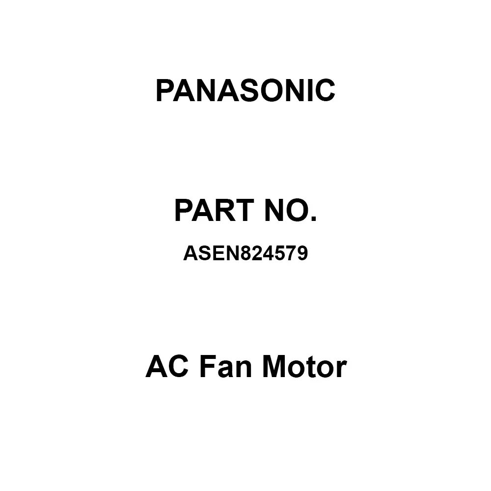 Panasonic AC Fan Motor AC 240 V 80x80 mm, ASEN824579