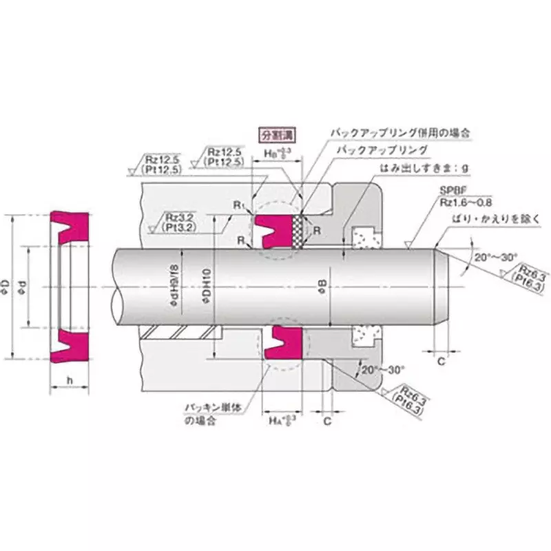 NOK Sealing Gasket IDI Type 8x16 mm Diameter, IDI 8 16 5