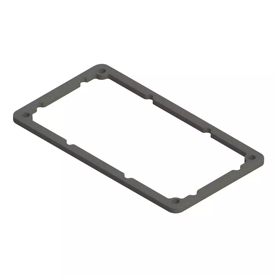 DELTRON ENCLOSURES Gasket & Screw, Neoprene, 114Mm, 459-S66-C