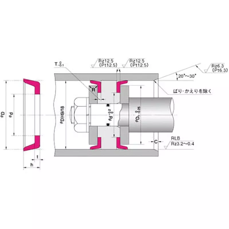 NOK Packing CPH Type 15x30 mm Diameter, CPH 30 10 2.5 15