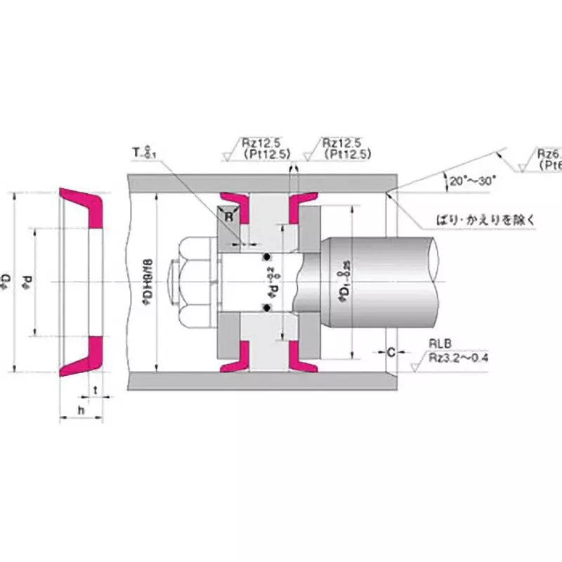 NOK Packing CPI Type 25x53 mm Diameter, CPI 53 12 3 25