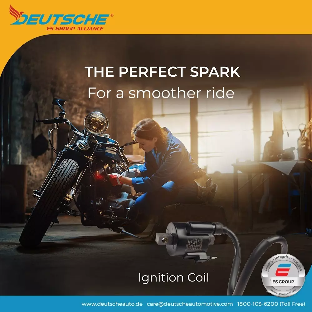 Deutsche Ignition Coil for Bajaj Pulsar 180, Boxer CT, Avenger Wave, Hero Maestro (2013 Model), DEUS-1711