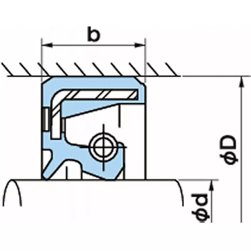 NOK Oil Seal TC 32 mm Outer and 14 mm Shaft Diameter, TC14329