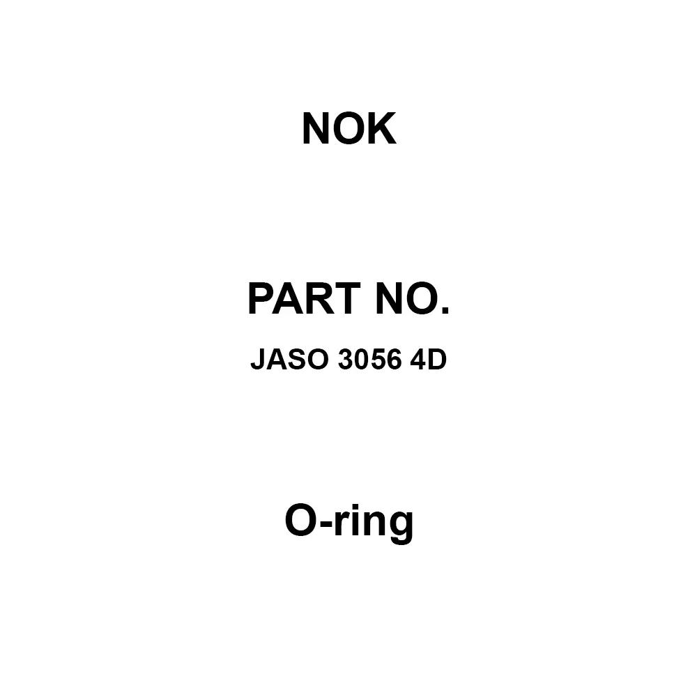NOK O-Ring 3.5 mm Wire Diameter, JASO 3056 4D