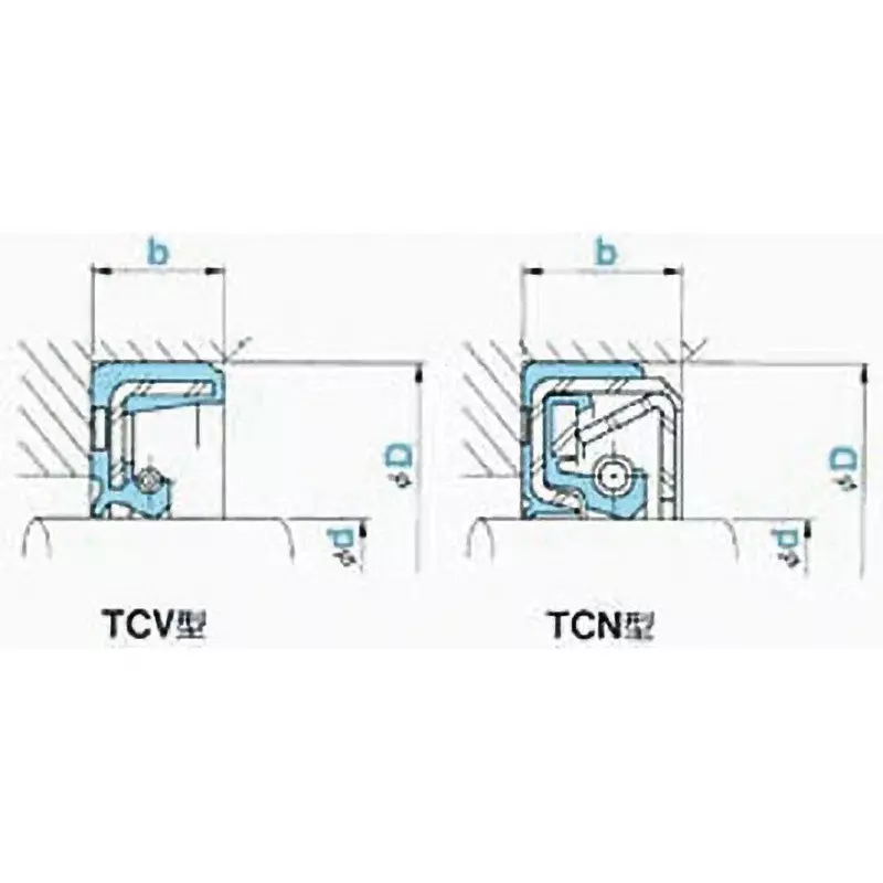 NOK φ135x165 mm TCN Type Nitrile Rubber Pressure Resistant Seal, TCN 135 165 14