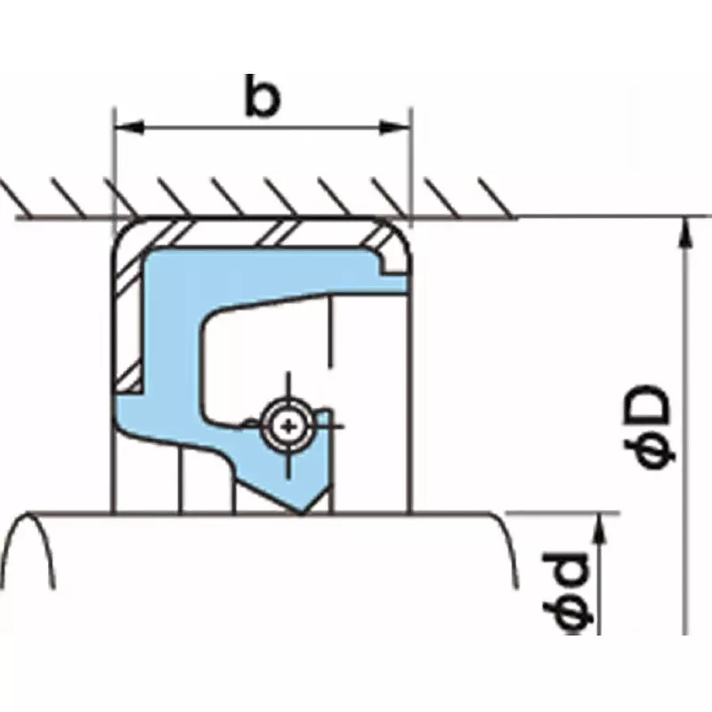 NOK SB Type Nitrile Rubber Oil Seal, SB32038025