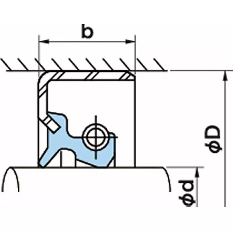 NOK Oil Seal TB 88 mm Outer and 70 mm Shaft Diameter, TB708812