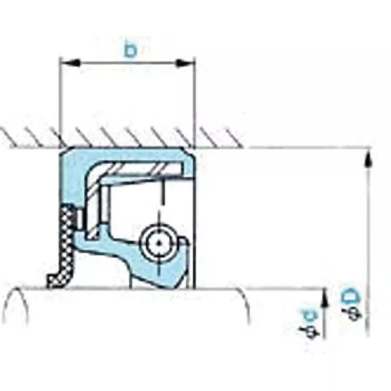 NOK φ80x105 mm TCK Type Nitrile Rubber Oil Seal, TCK 80 105 13