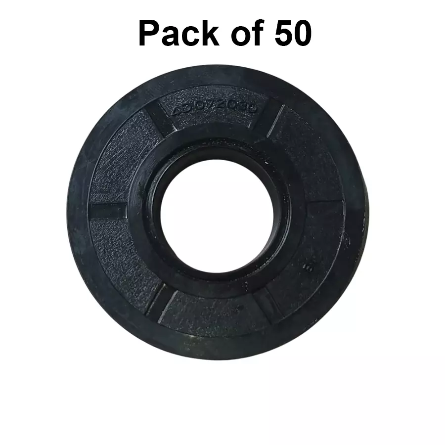 Polytech Oil Seal 25X52X8 mm NBR Black, PEAS25528BL (Pack of 50 Pcs)