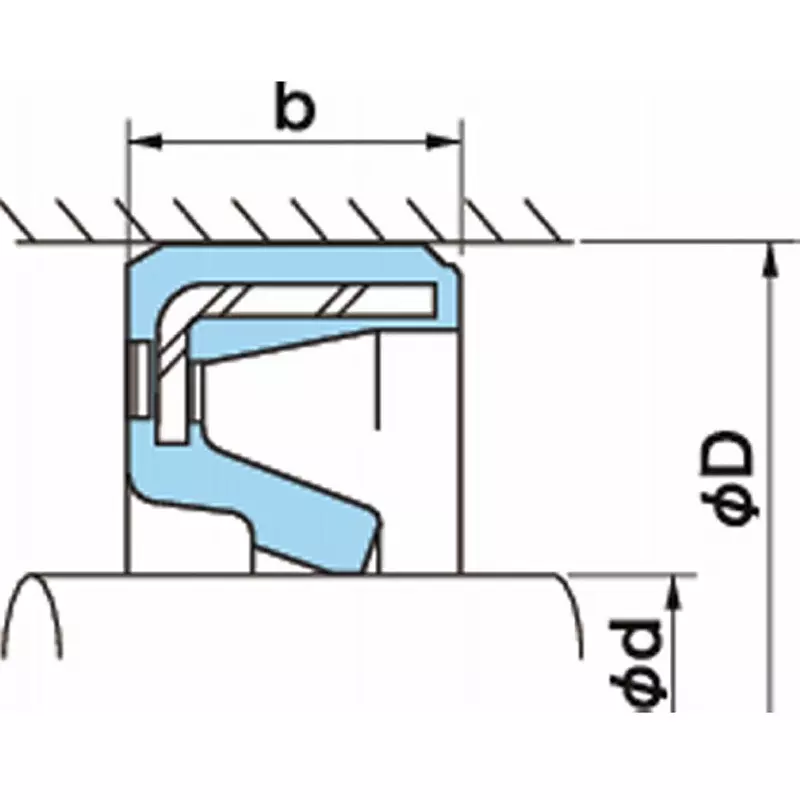 NOK Oil Seal VC 90 mm Outer and 60 mm Shaft Diameter, VC60907