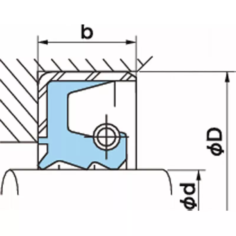 NOK TB Type Nitrile Rubber Oil Seal, TB4689513