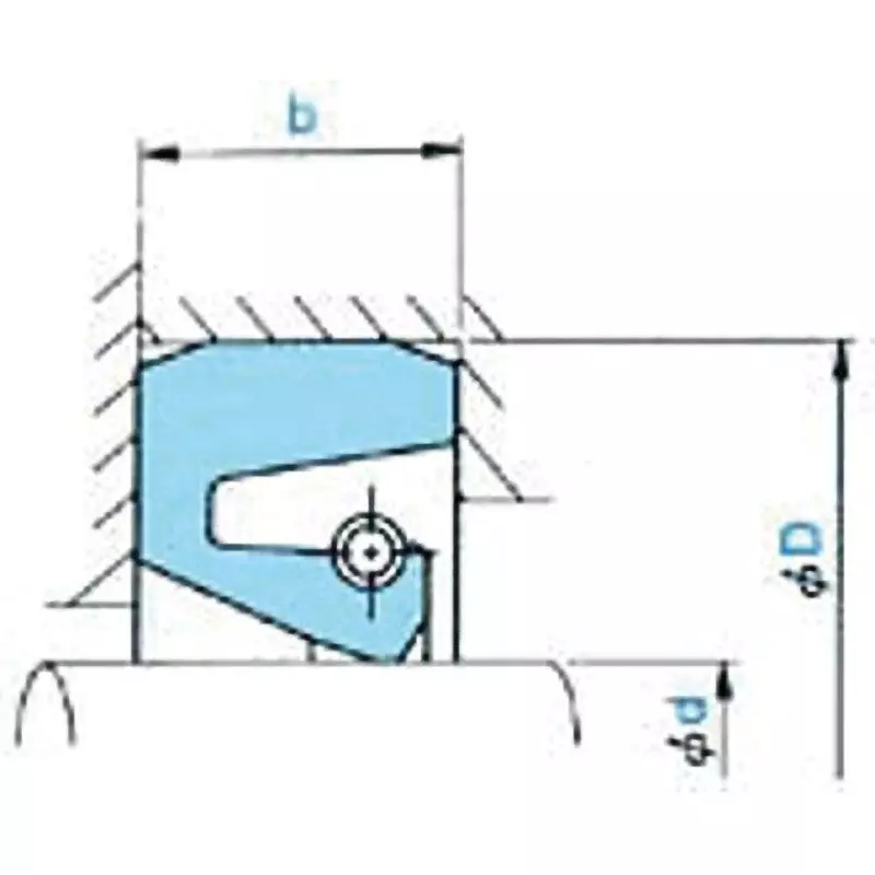 NOK φ300x345 mm MG Type Nitrile Rubber Oil Seal, MG 300 345 22