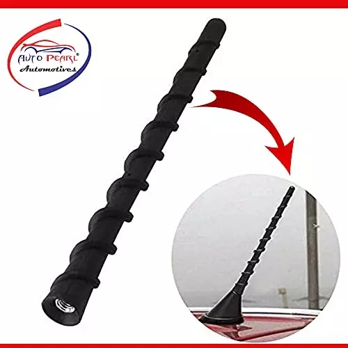 Auto Pearl Roof Mount Mast Flexible Car Antenna with Anti-Theft Design Compatible For Tata Zest