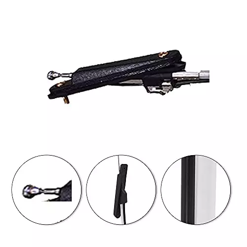 Auto Pearl Roof Mount Mast Flexible Car Antenna with Anti-Theft Design Compatible For Toyota Innova