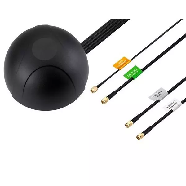 Taoglas Outdoor Antennas Active Connector 2.1 dBi, 2.9 dBi, 3.8 dBi, 2.8 dBi, MA760.A.ABIC.003