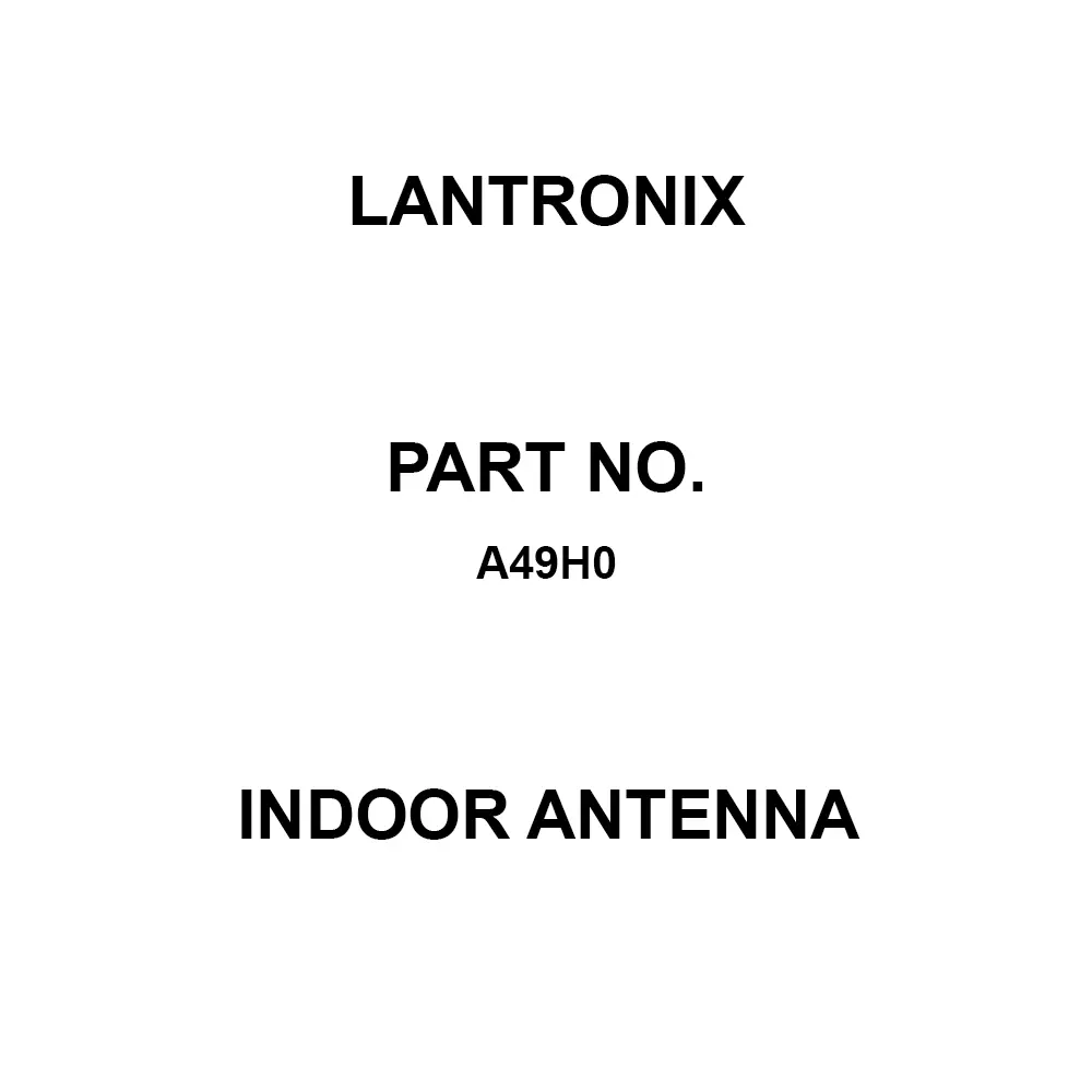 LANTRONIX Indoor Antenna Panel Mount Connector Termination, A49H0
