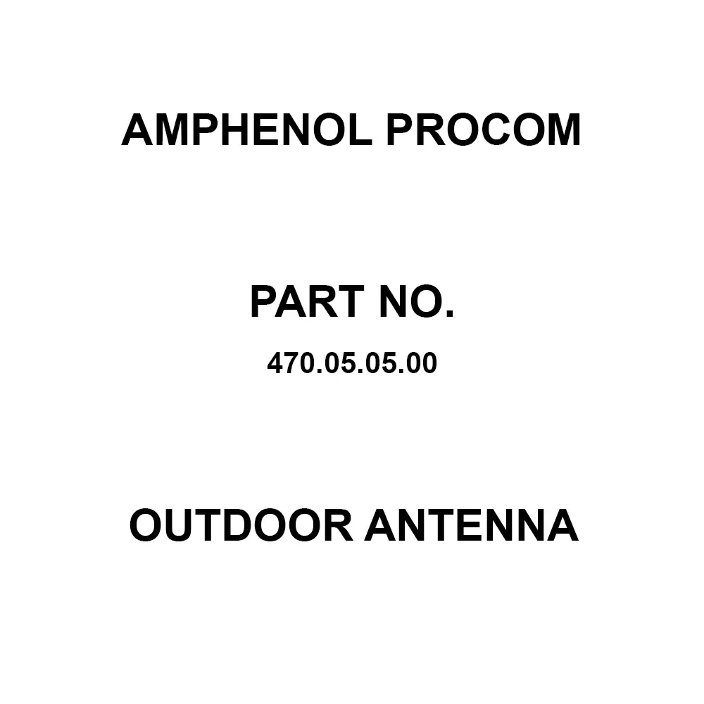 Amphenol Procom Outdoor Antenna Clamp Mount 500 W, 470.05.05.00