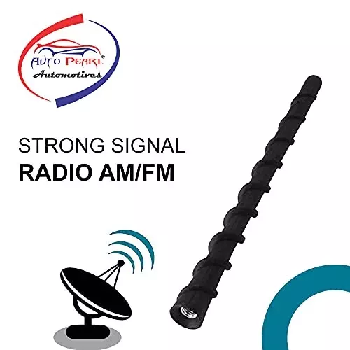 Auto Pearl Roof Mount Mast Flexible Car Antenna with Anti-Theft Design Compatible For ‎Hyundai i10Grand