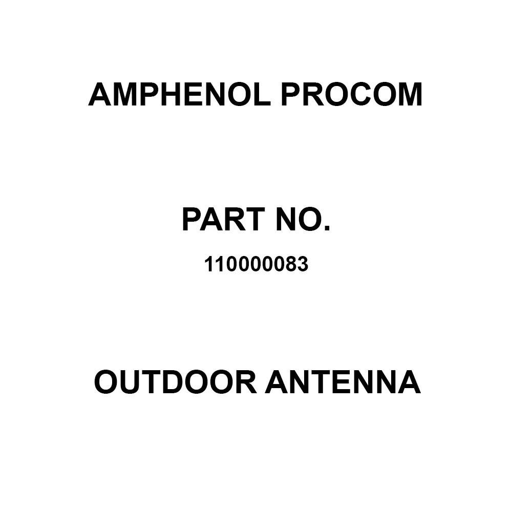Amphenol Procom Outdoor Antenna Mast Mount, 110000083