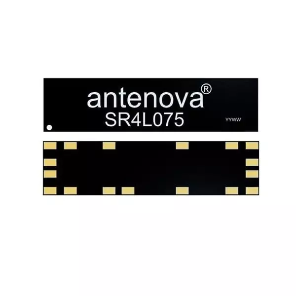 Antenova PCB Antenna PCB Mount SMD/SMT Termination, SR4L075