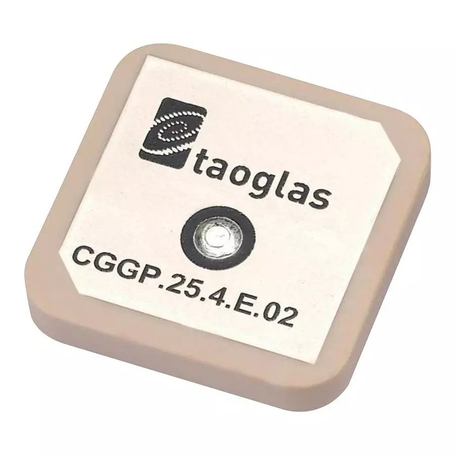 TAOGLAS PATCH ANTENNA, 1.602GHZ, 5.46DBI, CGGP.25.4.E.02