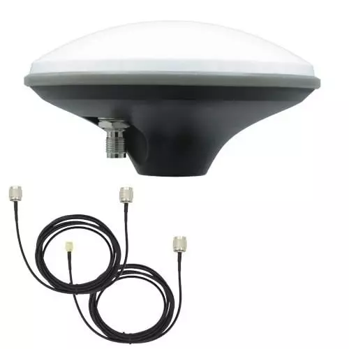 ArduSimple Outdoor Antenna Direct / Permanent Mount Connector Termination, AS-ANT3B-CAL-L1256-SMATNC-01