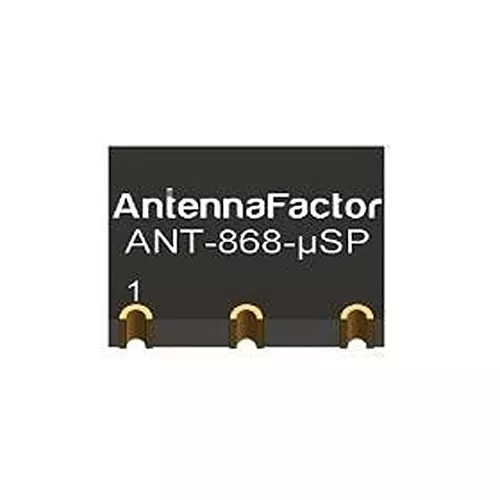 TE Connectivity PCB Antennas Embedded Monopole SMD/SMT 0.2 dBi, ANT-868-USP-T