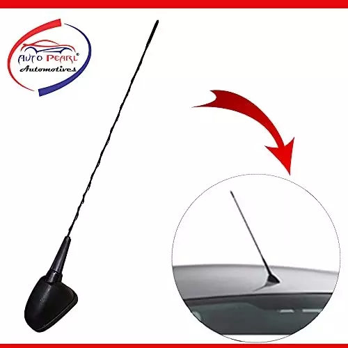 Auto Pearl Roof Mount Mast Flexible Car Antenna with Anti-Theft Design Compatible For ‎Maruti Suzuki ERTIGA2018 -ANT044ERT