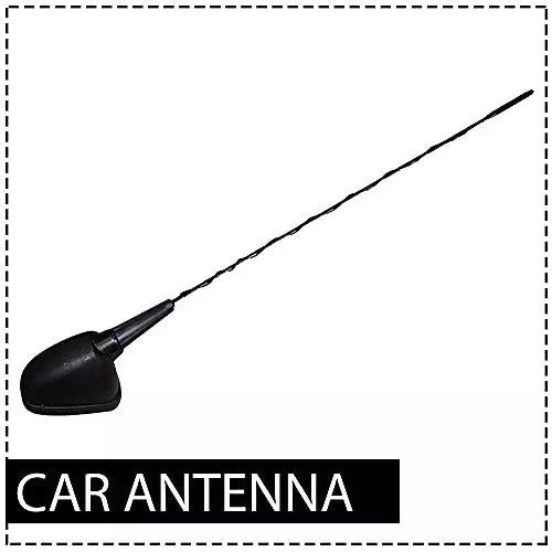 Auto Pearl Roof Mount Mast Flexible Car Antenna with Anti-Theft Design Compatible For ‎Maruti Suzuki ERTIGA2018 -ANT044ERT