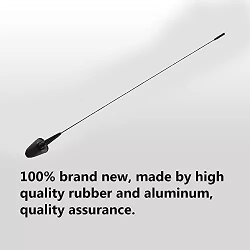Auto Pearl Roof Mount Mast Flexible Car Antenna with Anti-Theft Design Compatible For Mahindra TUV300