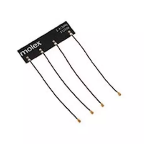 Molex PCB Antenna Adhesive Mount Connector Termination 2 W, 212330-0150