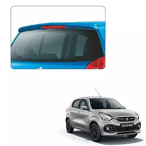 Auto Pearl OE Type Car Body Colored Spoiler ABS Glistening Grey Compatible For Maruti Suzuki Celerio 2021, Spoiler_Celerio2021_Glistening-grey